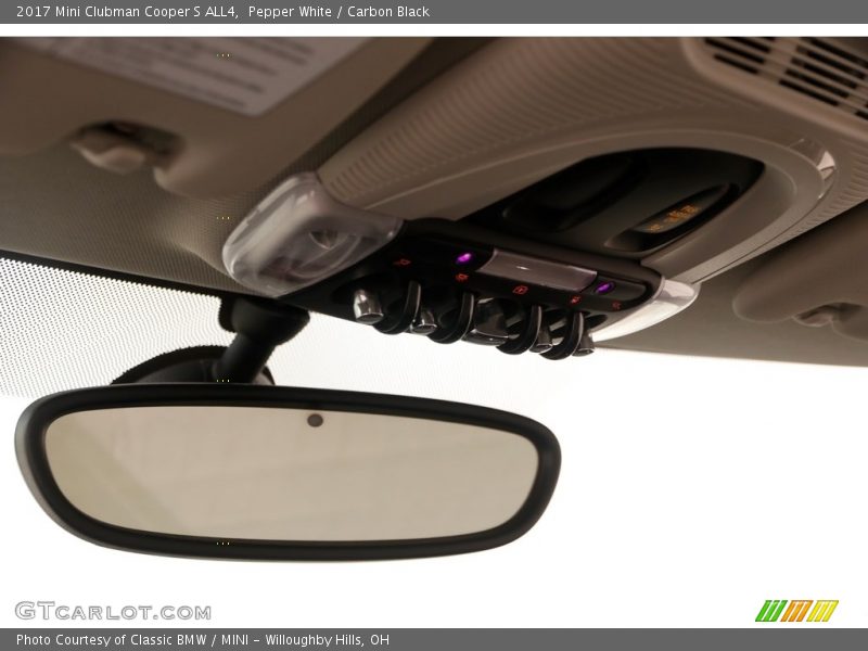 Pepper White / Carbon Black 2017 Mini Clubman Cooper S ALL4