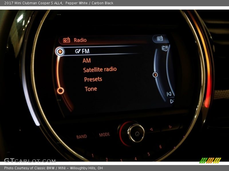 Pepper White / Carbon Black 2017 Mini Clubman Cooper S ALL4