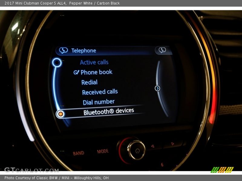 Pepper White / Carbon Black 2017 Mini Clubman Cooper S ALL4