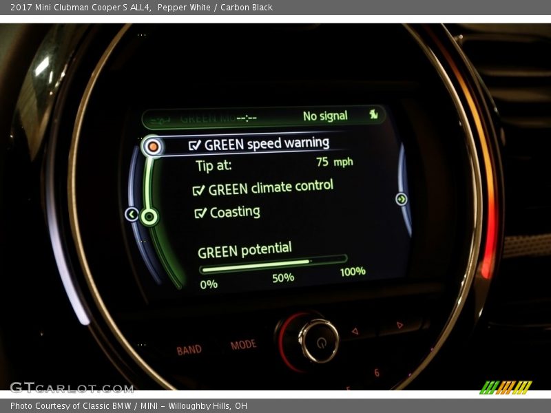 Pepper White / Carbon Black 2017 Mini Clubman Cooper S ALL4