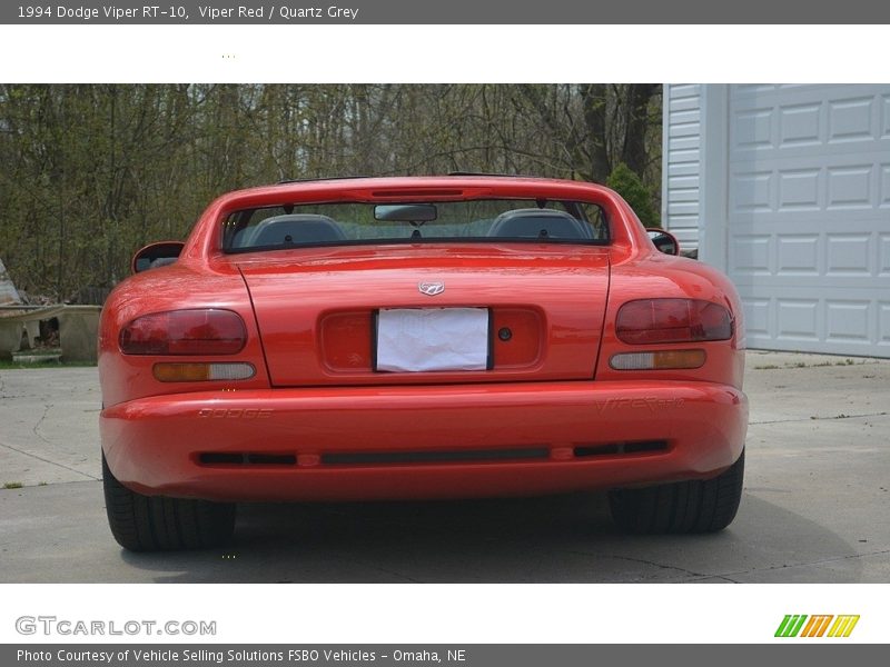 Viper Red / Quartz Grey 1994 Dodge Viper RT-10