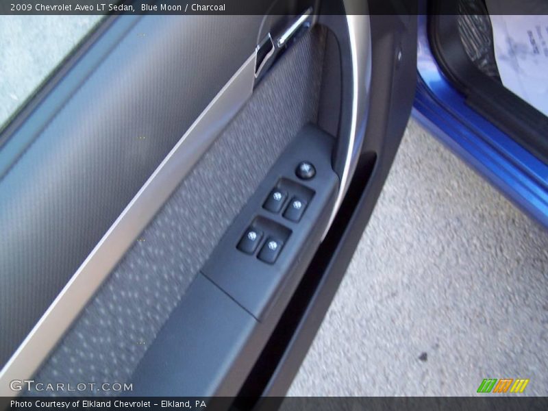 Blue Moon / Charcoal 2009 Chevrolet Aveo LT Sedan