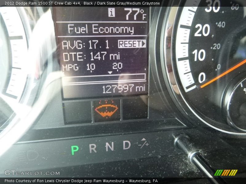 Black / Dark Slate Gray/Medium Graystone 2012 Dodge Ram 1500 ST Crew Cab 4x4