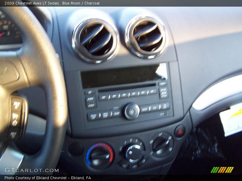 Blue Moon / Charcoal 2009 Chevrolet Aveo LT Sedan