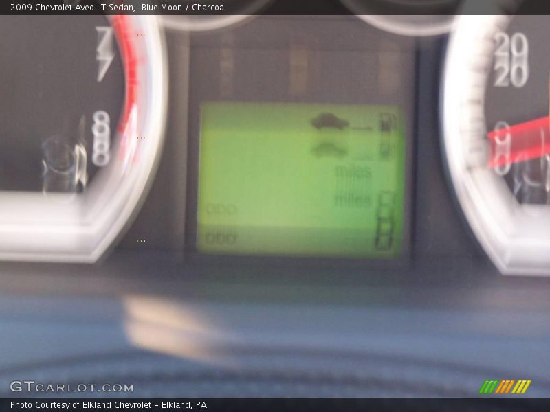 Blue Moon / Charcoal 2009 Chevrolet Aveo LT Sedan