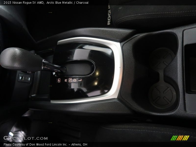 Arctic Blue Metallic / Charcoal 2015 Nissan Rogue SV AWD