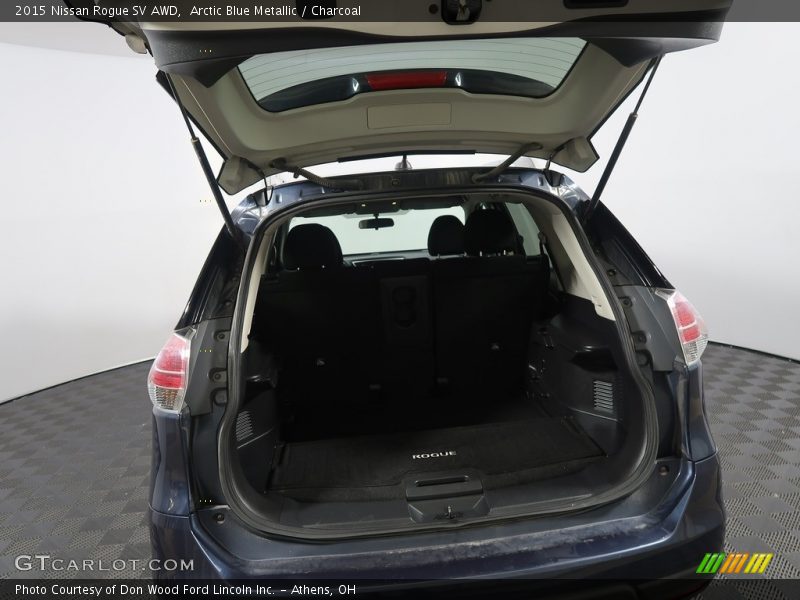 Arctic Blue Metallic / Charcoal 2015 Nissan Rogue SV AWD