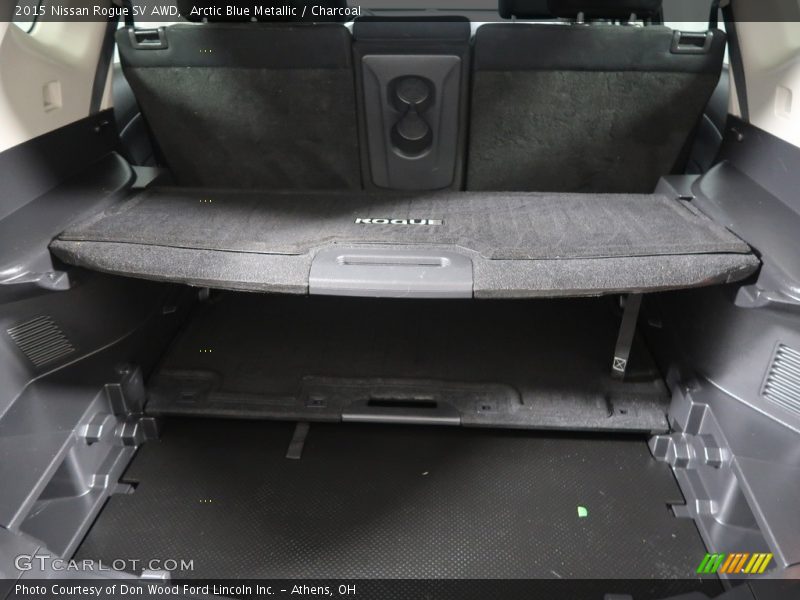 Arctic Blue Metallic / Charcoal 2015 Nissan Rogue SV AWD