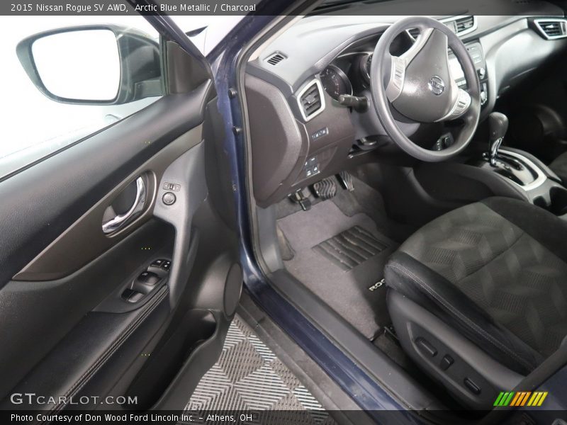 Arctic Blue Metallic / Charcoal 2015 Nissan Rogue SV AWD