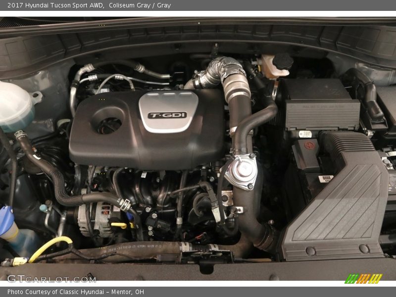 Coliseum Gray / Gray 2017 Hyundai Tucson Sport AWD