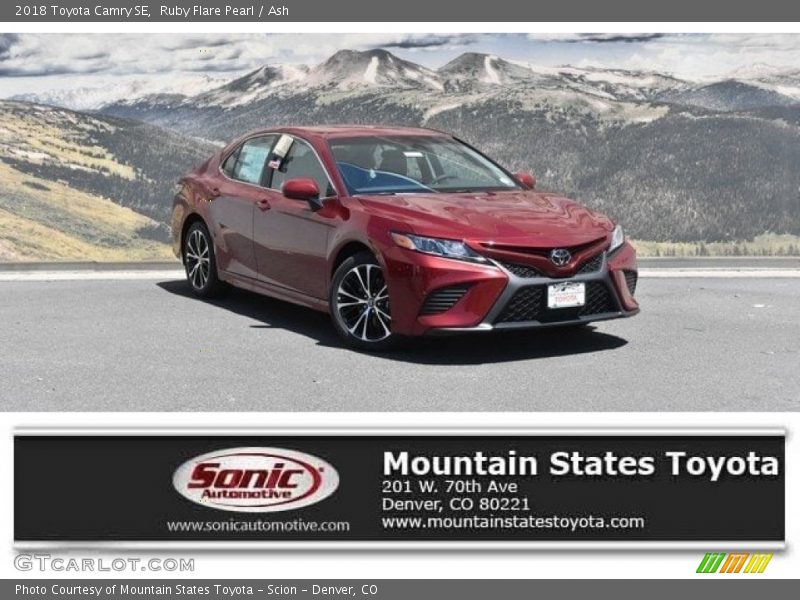 Ruby Flare Pearl / Ash 2018 Toyota Camry SE