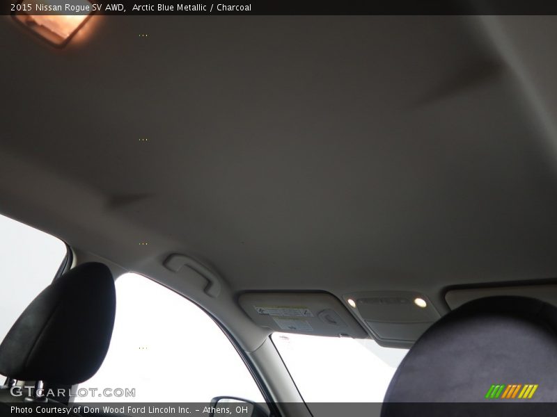 Arctic Blue Metallic / Charcoal 2015 Nissan Rogue SV AWD