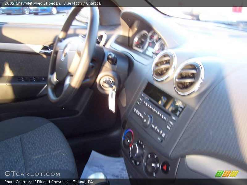 Blue Moon / Charcoal 2009 Chevrolet Aveo LT Sedan