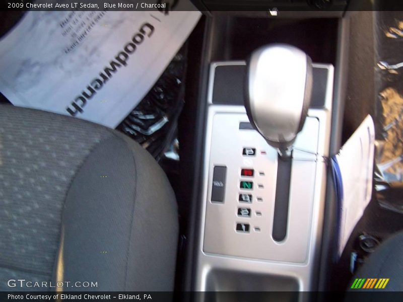 Blue Moon / Charcoal 2009 Chevrolet Aveo LT Sedan