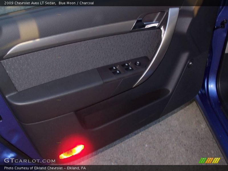 Blue Moon / Charcoal 2009 Chevrolet Aveo LT Sedan
