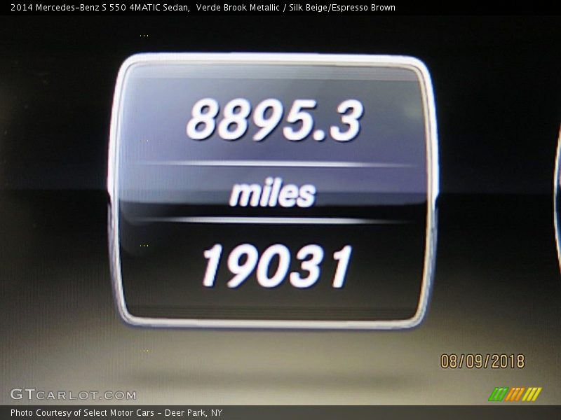 Verde Brook Metallic / Silk Beige/Espresso Brown 2014 Mercedes-Benz S 550 4MATIC Sedan
