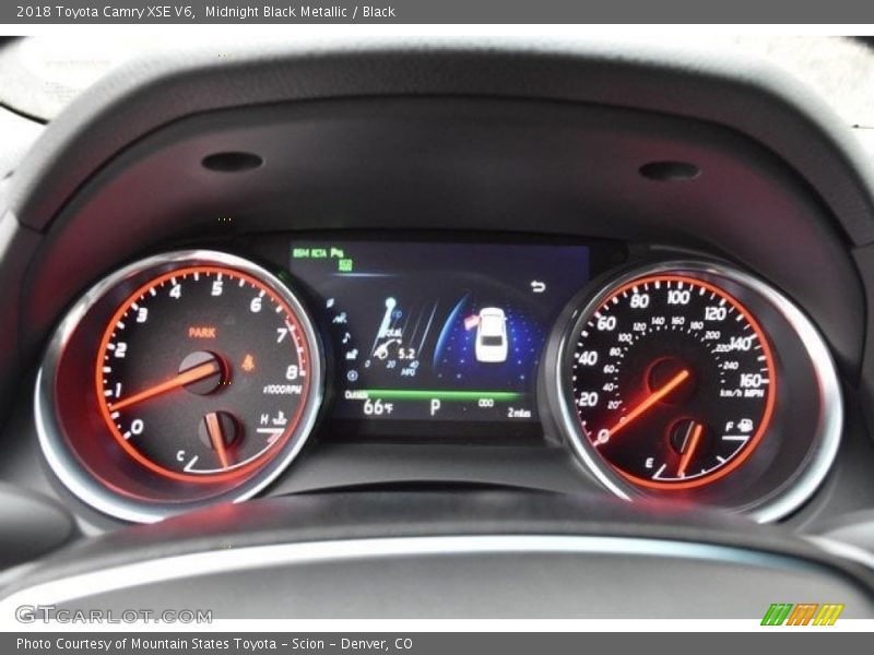 Midnight Black Metallic / Black 2018 Toyota Camry XSE V6