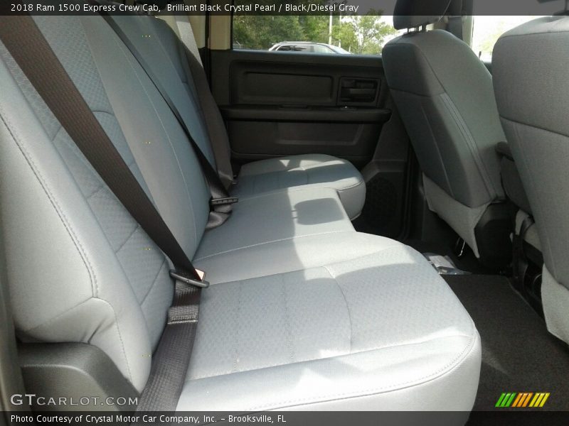 Brilliant Black Crystal Pearl / Black/Diesel Gray 2018 Ram 1500 Express Crew Cab