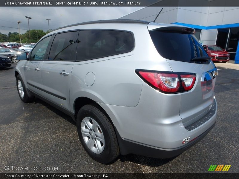 Silver Ice Metallic / Dark Titanium/Light Titanium 2014 Chevrolet Traverse LS