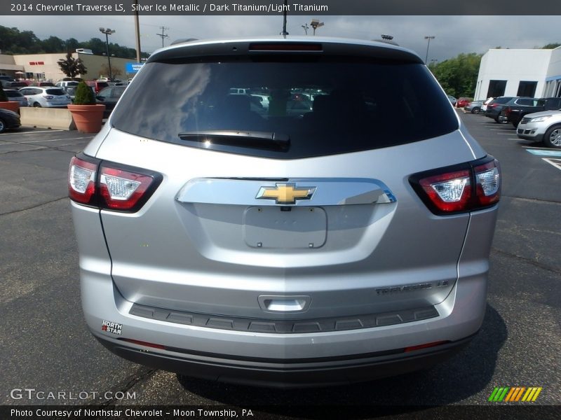 Silver Ice Metallic / Dark Titanium/Light Titanium 2014 Chevrolet Traverse LS