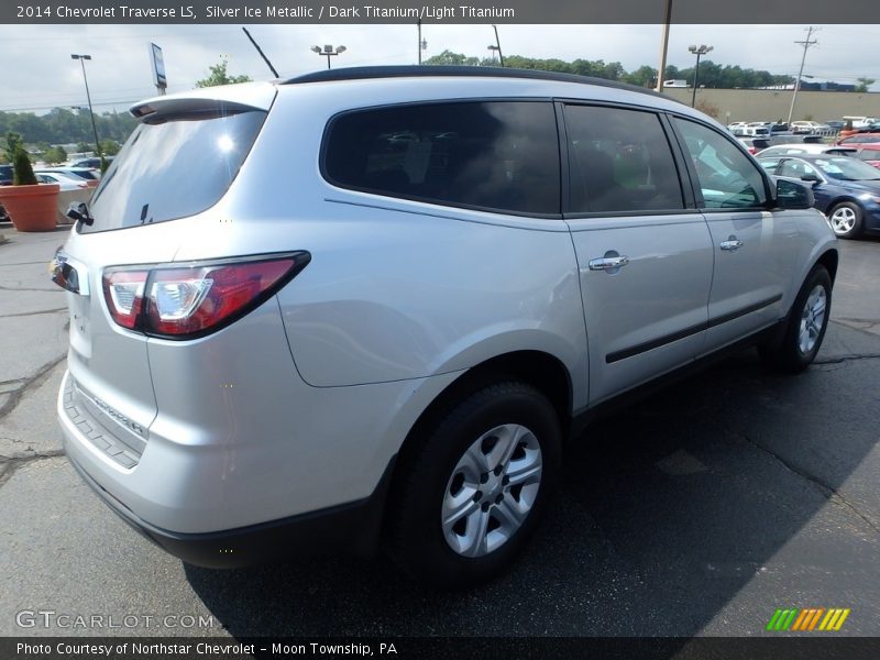 Silver Ice Metallic / Dark Titanium/Light Titanium 2014 Chevrolet Traverse LS
