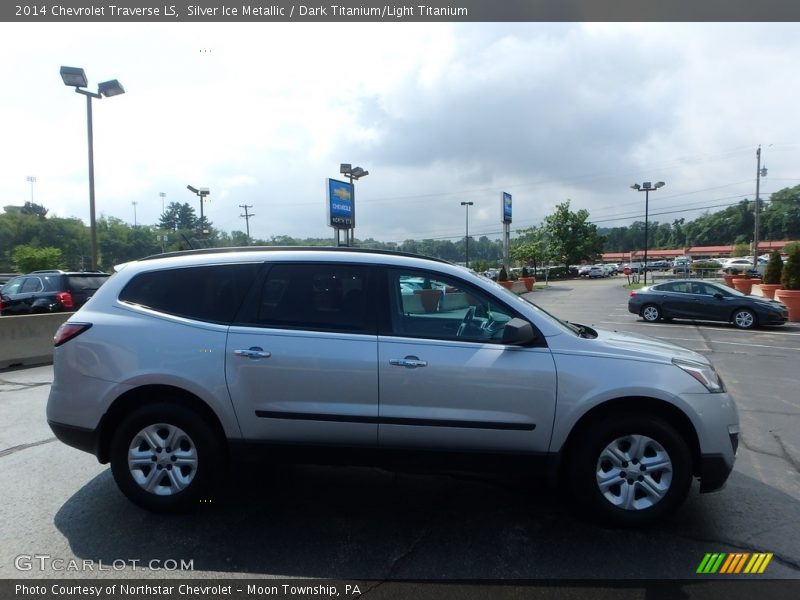 Silver Ice Metallic / Dark Titanium/Light Titanium 2014 Chevrolet Traverse LS