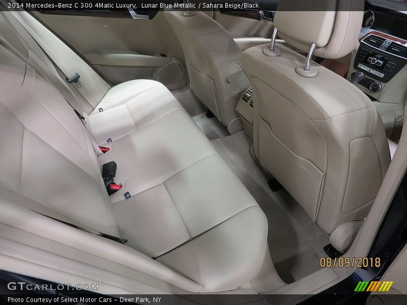 Lunar Blue Metallic / Sahara Beige/Black 2014 Mercedes-Benz C 300 4Matic Luxury