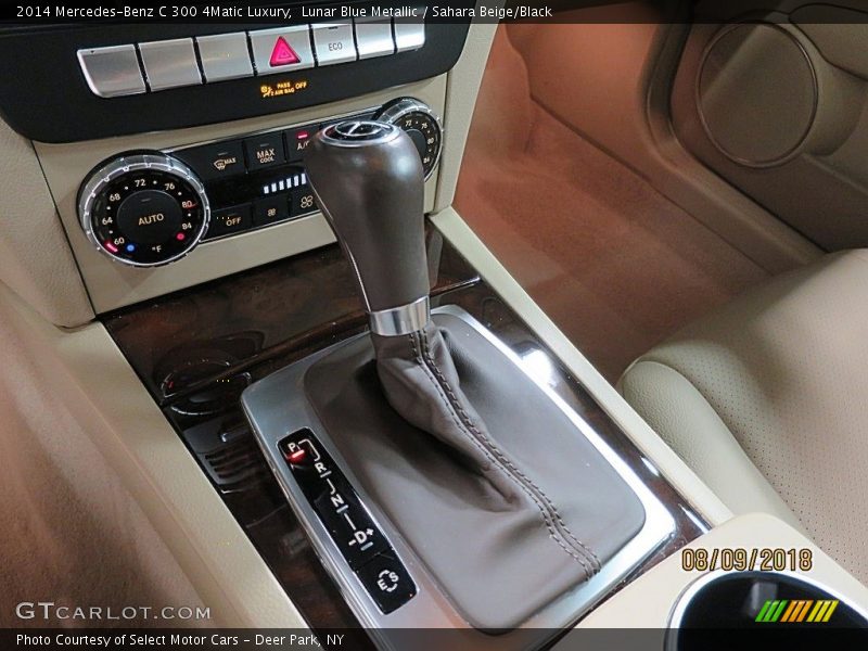 Lunar Blue Metallic / Sahara Beige/Black 2014 Mercedes-Benz C 300 4Matic Luxury