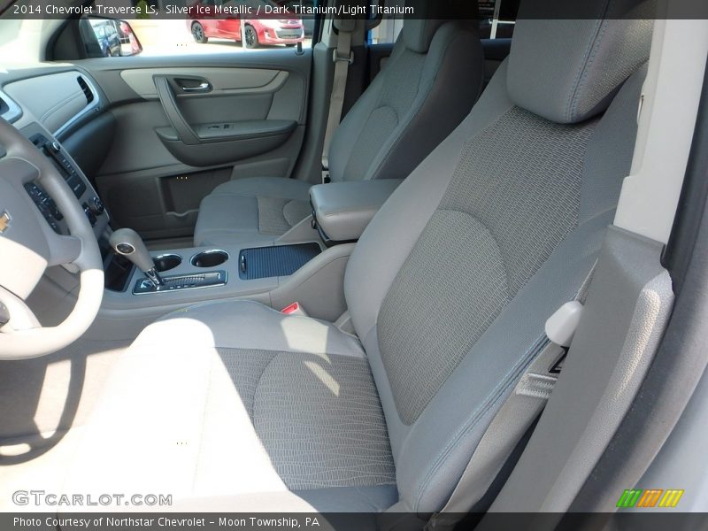 Silver Ice Metallic / Dark Titanium/Light Titanium 2014 Chevrolet Traverse LS