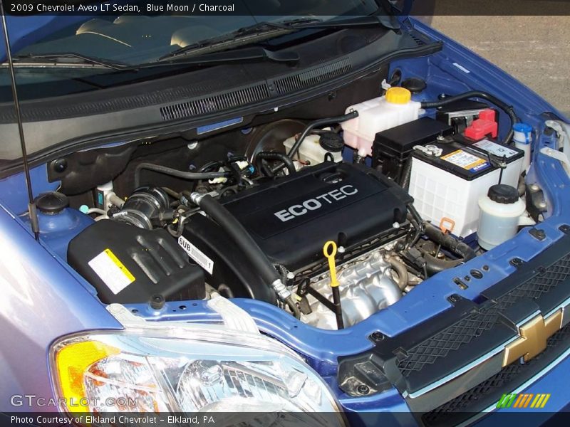 Blue Moon / Charcoal 2009 Chevrolet Aveo LT Sedan