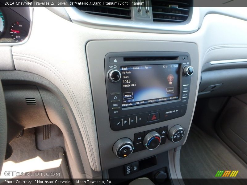 Silver Ice Metallic / Dark Titanium/Light Titanium 2014 Chevrolet Traverse LS