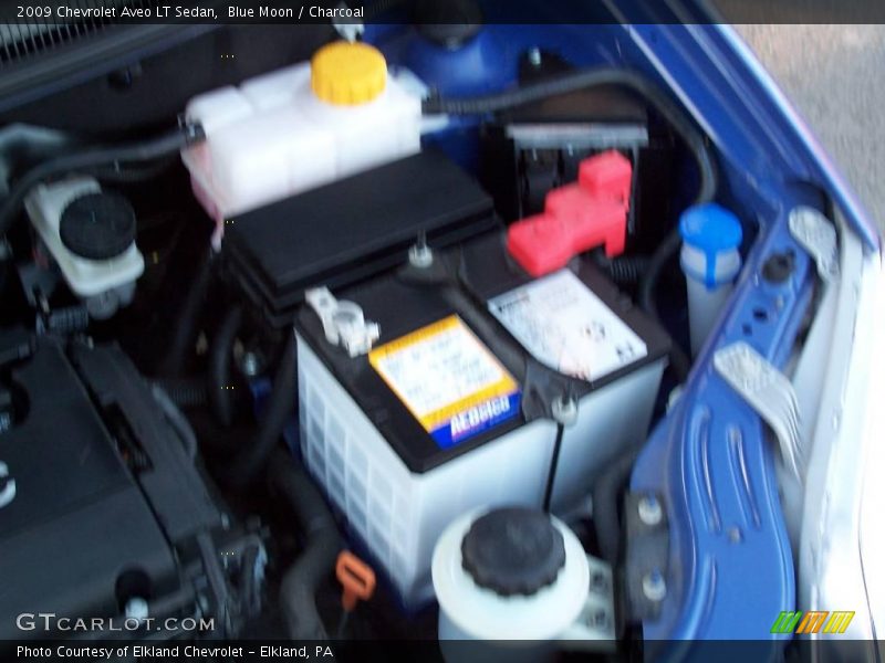 Blue Moon / Charcoal 2009 Chevrolet Aveo LT Sedan