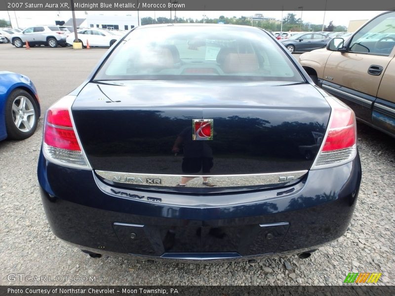 Midnight Blue Metallic / Morocco Brown 2007 Saturn Aura XR