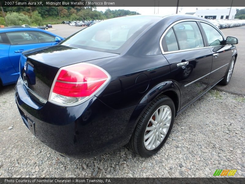 Midnight Blue Metallic / Morocco Brown 2007 Saturn Aura XR
