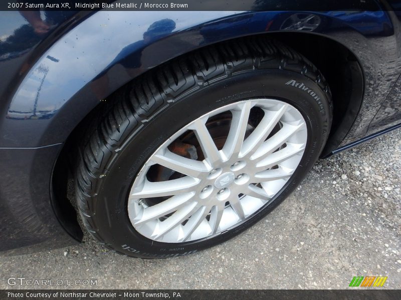 Midnight Blue Metallic / Morocco Brown 2007 Saturn Aura XR