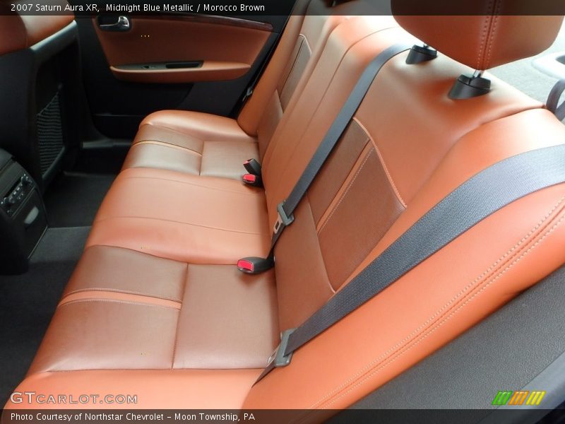 Midnight Blue Metallic / Morocco Brown 2007 Saturn Aura XR