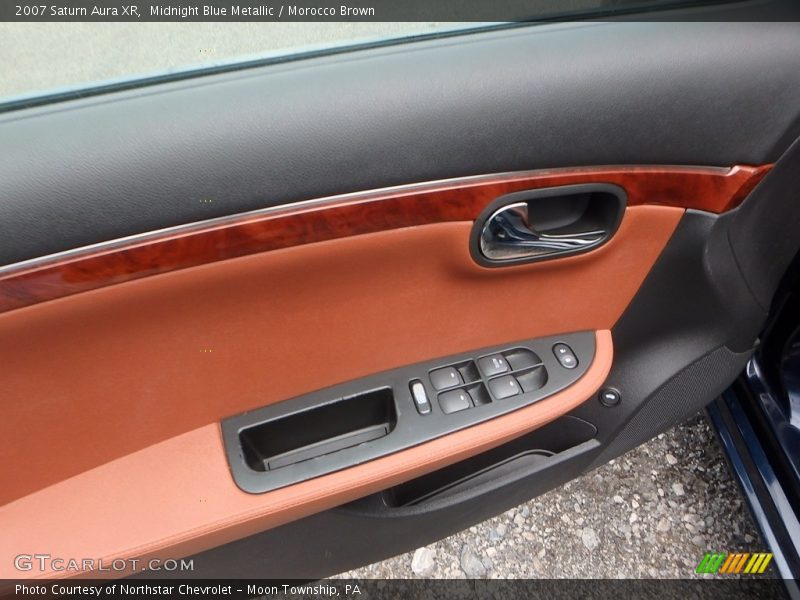 Midnight Blue Metallic / Morocco Brown 2007 Saturn Aura XR