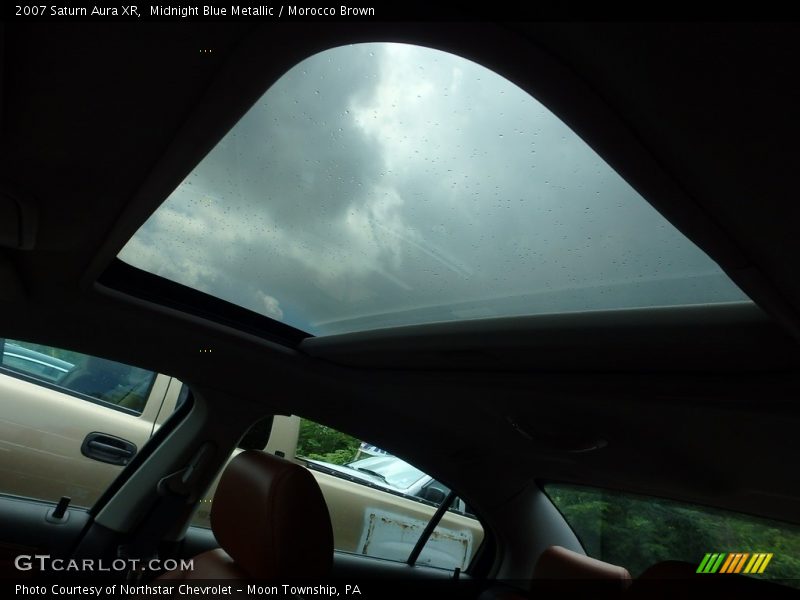 Midnight Blue Metallic / Morocco Brown 2007 Saturn Aura XR