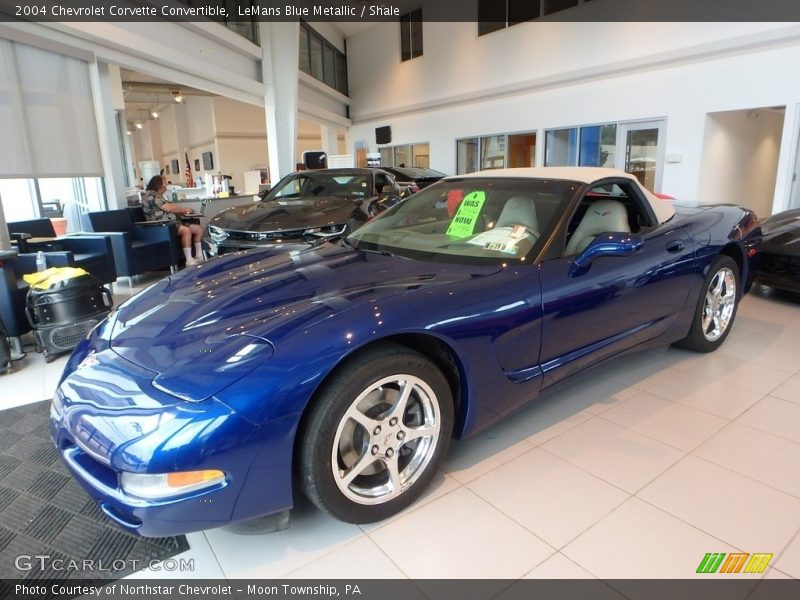 LeMans Blue Metallic / Shale 2004 Chevrolet Corvette Convertible
