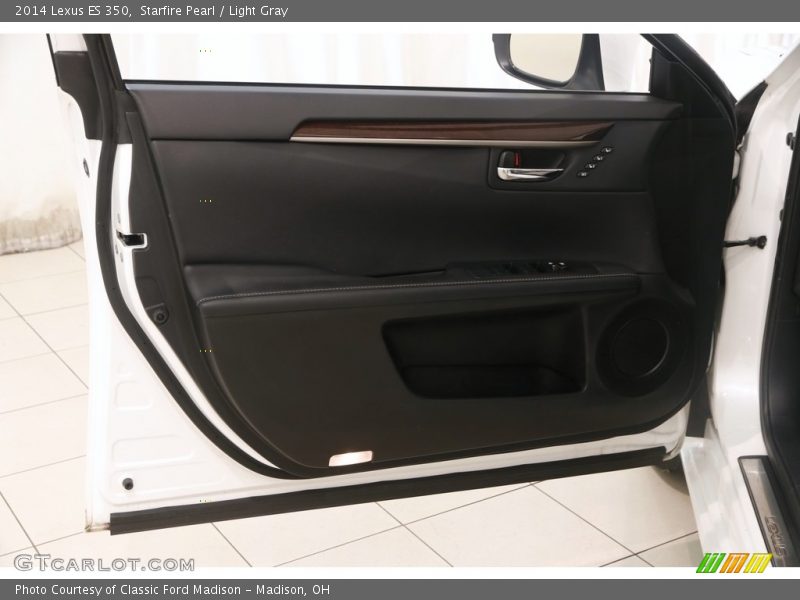 Starfire Pearl / Light Gray 2014 Lexus ES 350