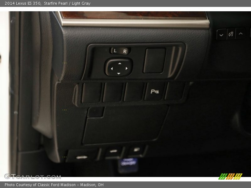 Starfire Pearl / Light Gray 2014 Lexus ES 350