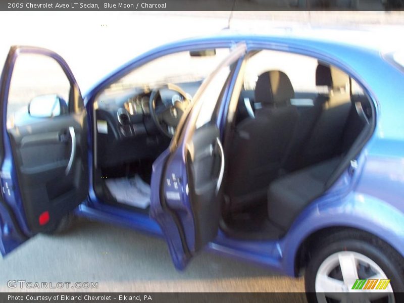 Blue Moon / Charcoal 2009 Chevrolet Aveo LT Sedan