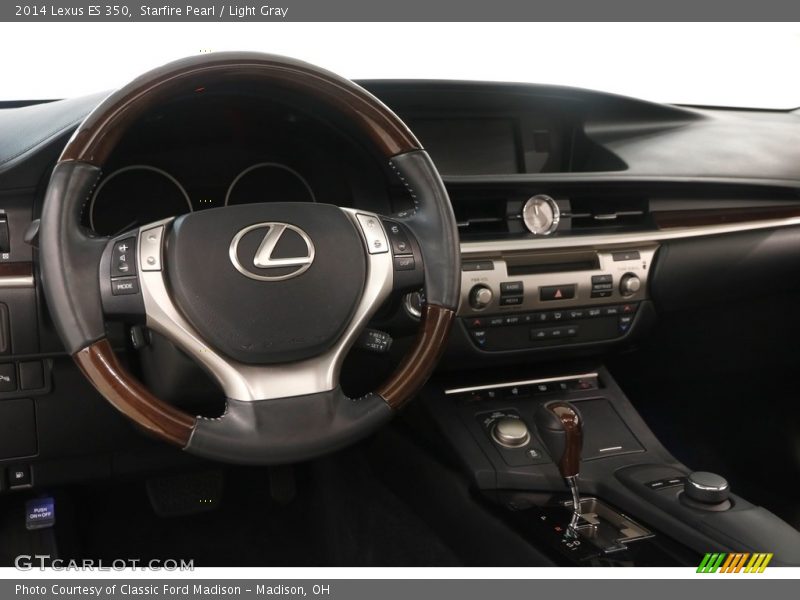 Starfire Pearl / Light Gray 2014 Lexus ES 350