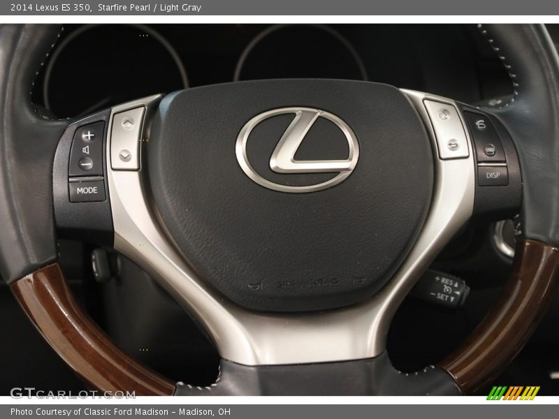Starfire Pearl / Light Gray 2014 Lexus ES 350