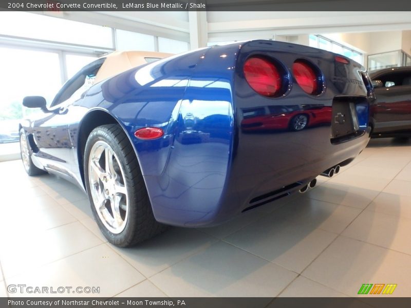 LeMans Blue Metallic / Shale 2004 Chevrolet Corvette Convertible