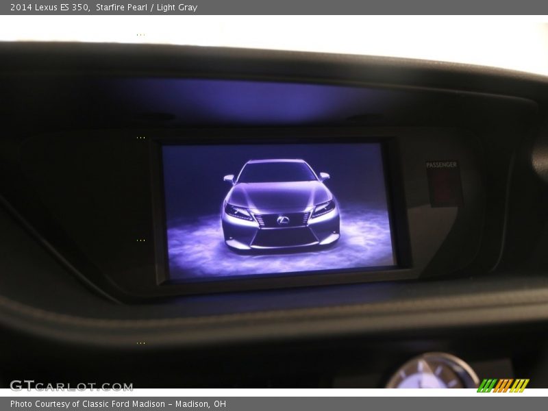 Starfire Pearl / Light Gray 2014 Lexus ES 350