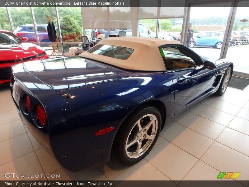 LeMans Blue Metallic / Shale 2004 Chevrolet Corvette Convertible