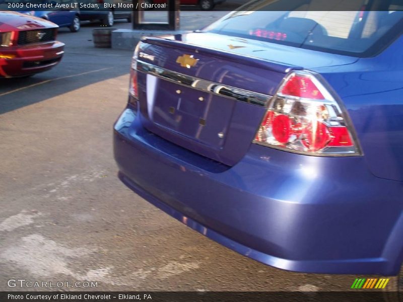 Blue Moon / Charcoal 2009 Chevrolet Aveo LT Sedan