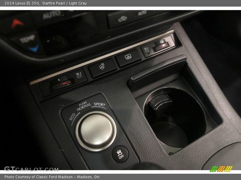 Starfire Pearl / Light Gray 2014 Lexus ES 350