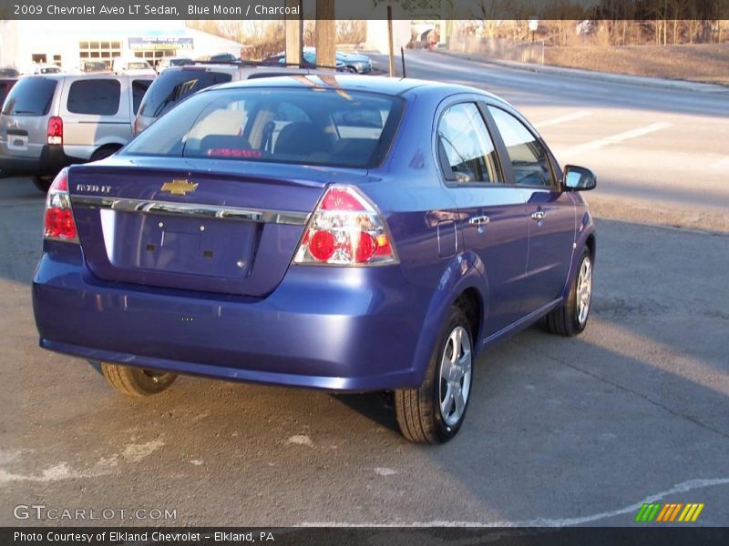 Blue Moon / Charcoal 2009 Chevrolet Aveo LT Sedan